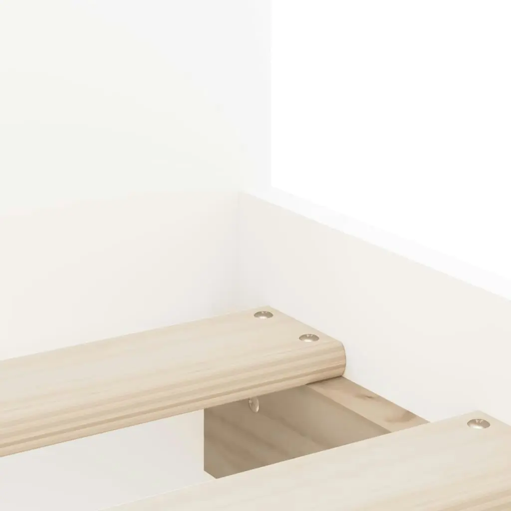 Bed Frame with Drawers White 90x190 cm 3207378