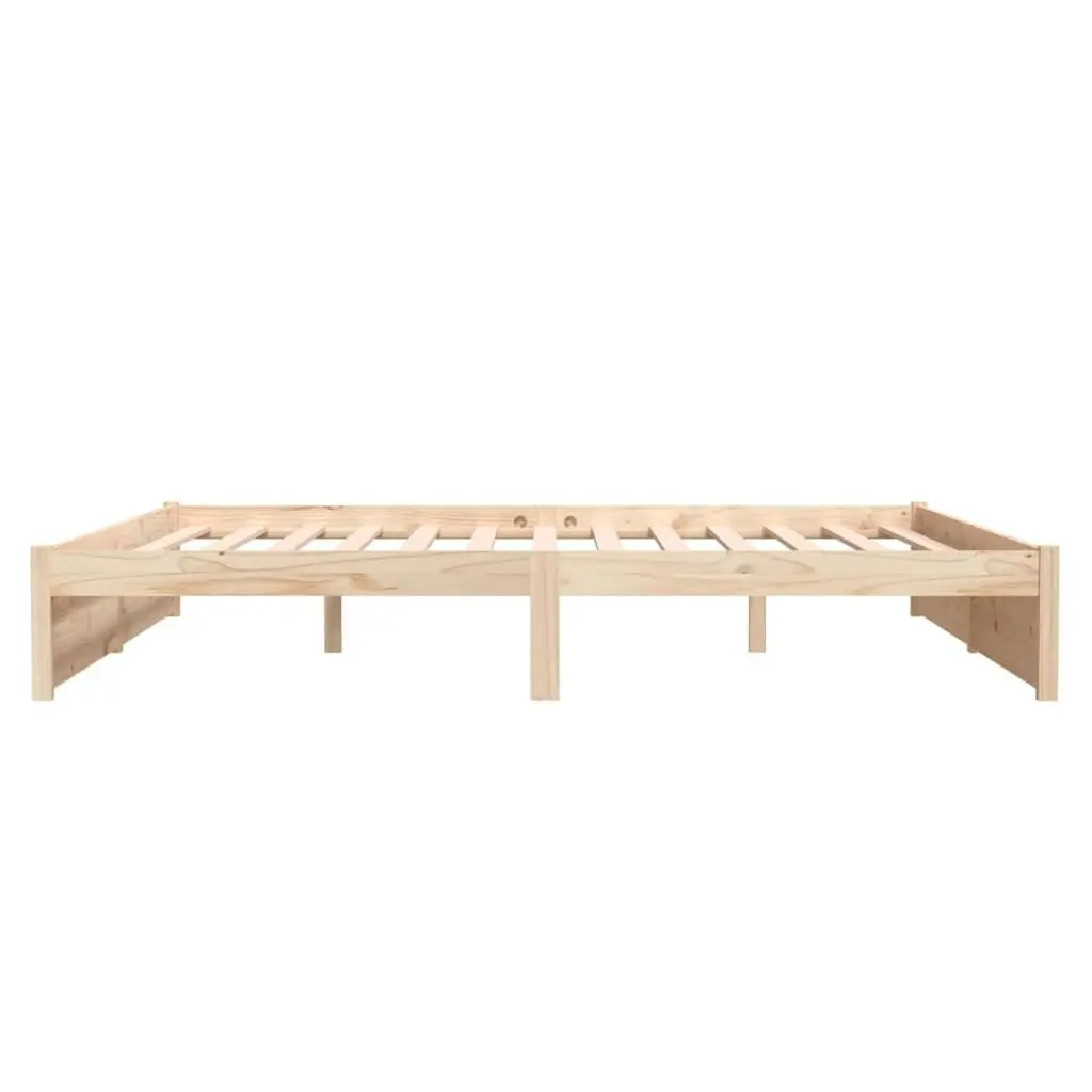 Bed Frame Solid Wood 183x203 cm King Size 814964