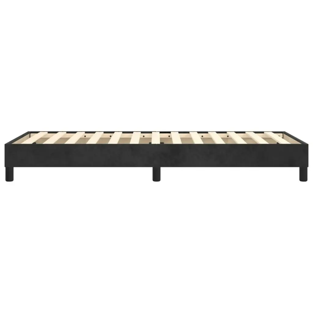 Box Spring Bed Frame Black 100x200 cm Velvet 3189193