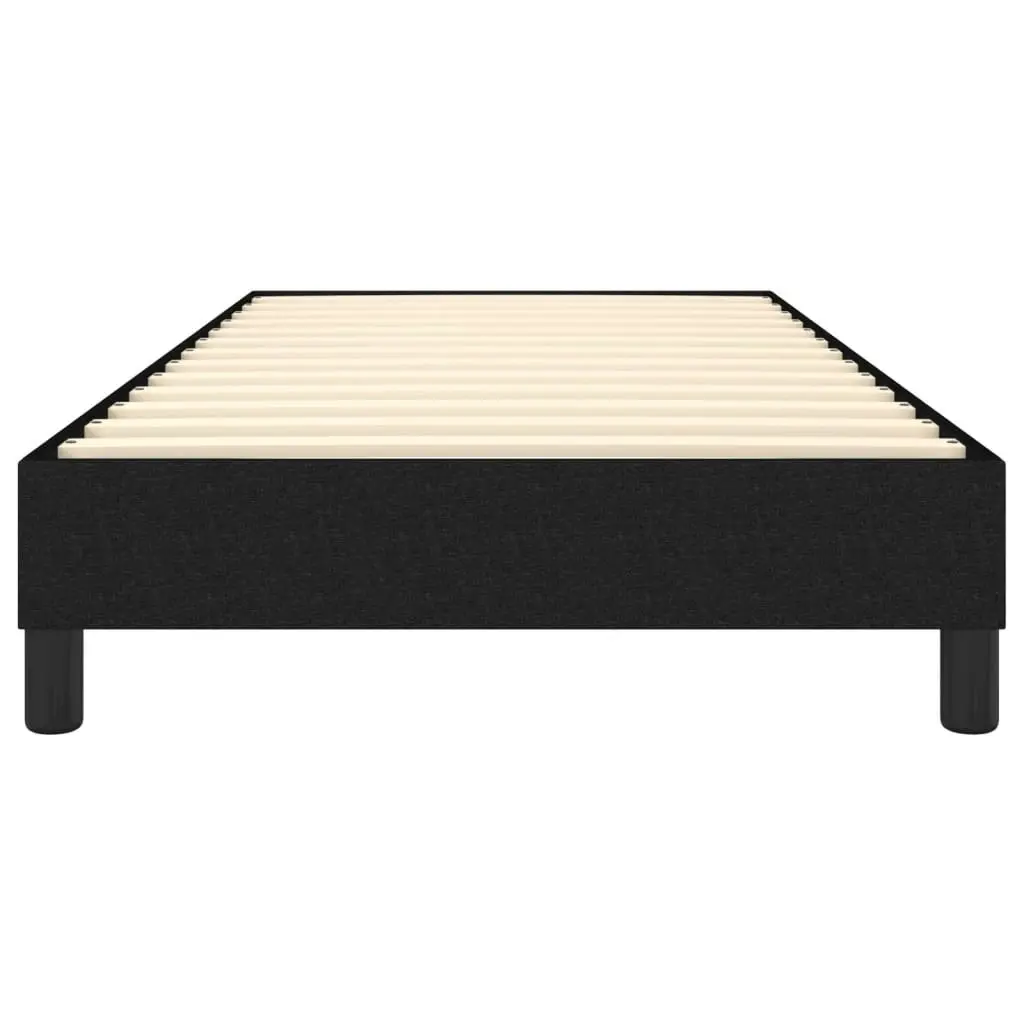 Box Spring Bed Frame Black 100x200 cm Fabric 3189190