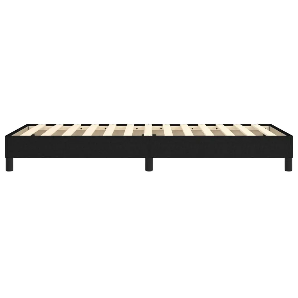 Box Spring Bed Frame Black 100x200 cm Fabric 3189190