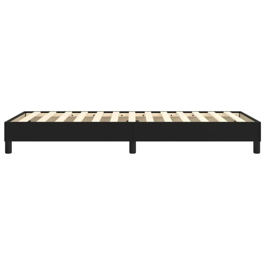 Box Spring Bed Frame Black 100x200 cm Faux Leather 3189191