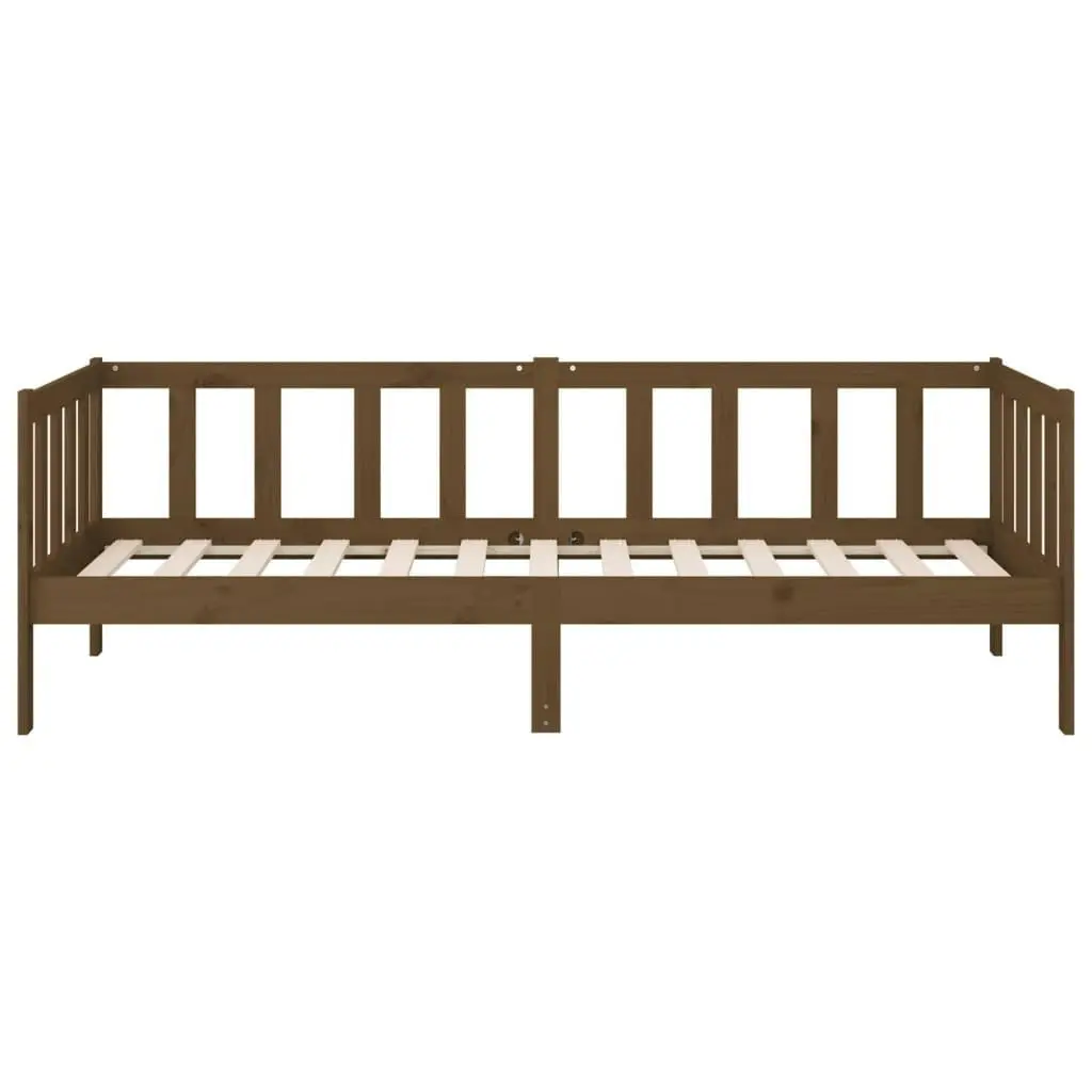 Day Bed without Mattress Honey Brown 90x190 cm Solid Wood Pine 814647