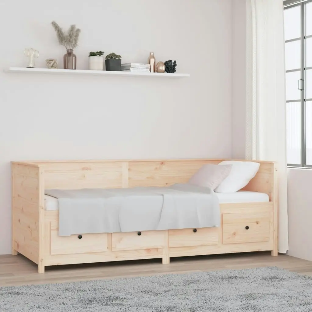 Day Bed 80x200 cm Solid Wood Pine 820906