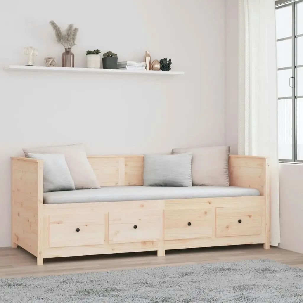 Day Bed 80x200 cm Solid Wood Pine 820906