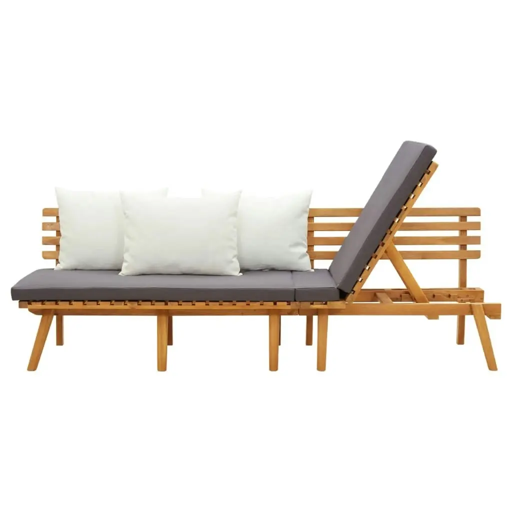 Garden Day Bed 200x65 cm Solid Wood Acacia 316263