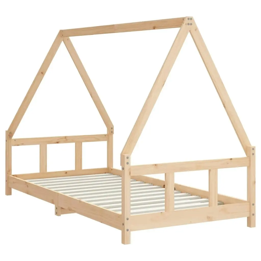 Kids Bed Frame 90x190 cm Solid Wood Pine 834462