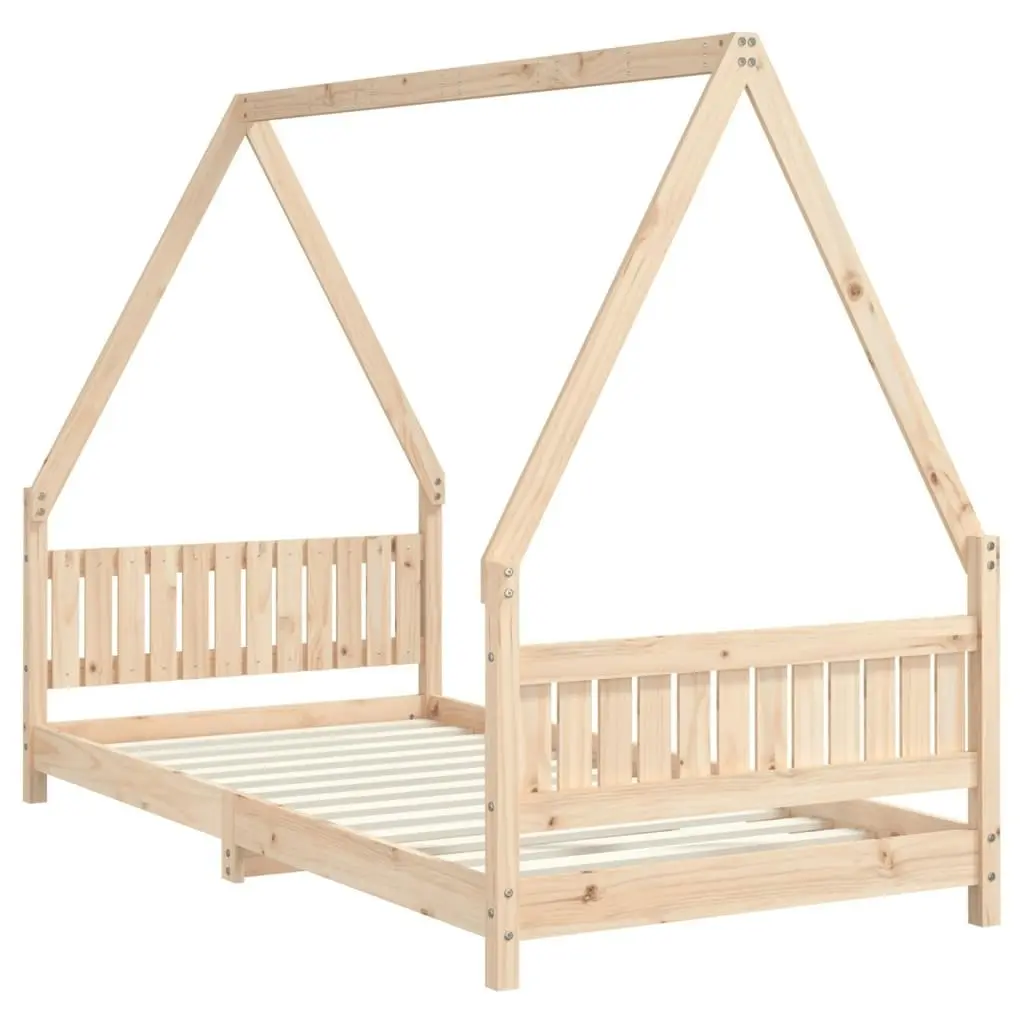 Kids Bed Frame 90x190 cm Solid Wood Pine 834507