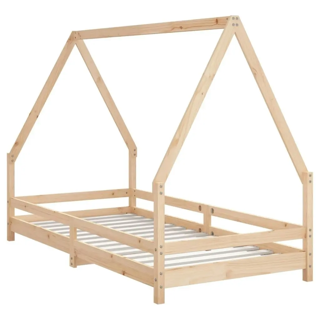 Kids Bed Frame 90x190 cm Solid Wood Pine 834492