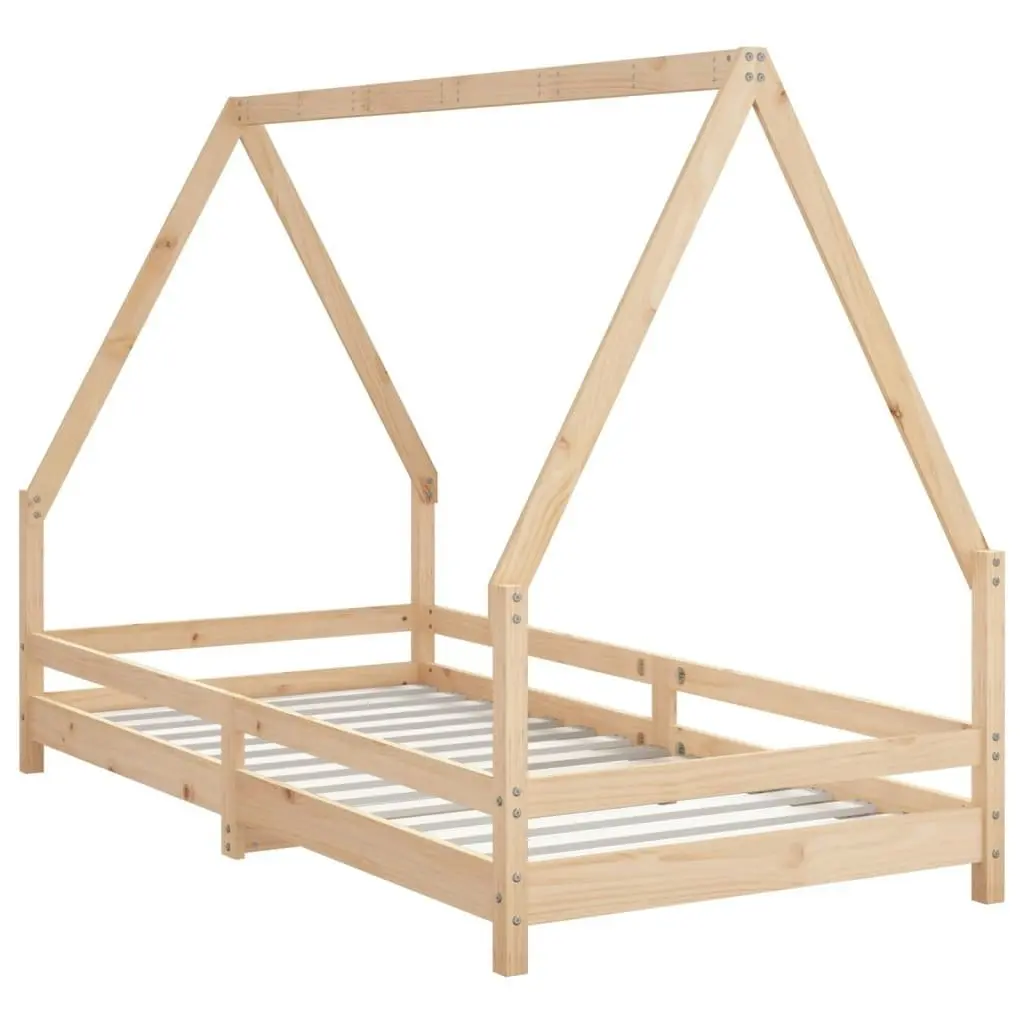 Kids Bed Frame 90x190 cm Solid Wood Pine 834492