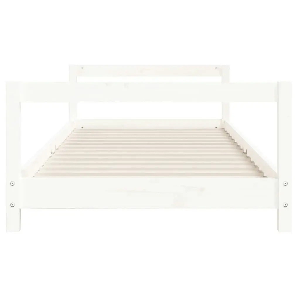 Kids Bed Frame White 90x190 cm Solid Wood Pine 834403