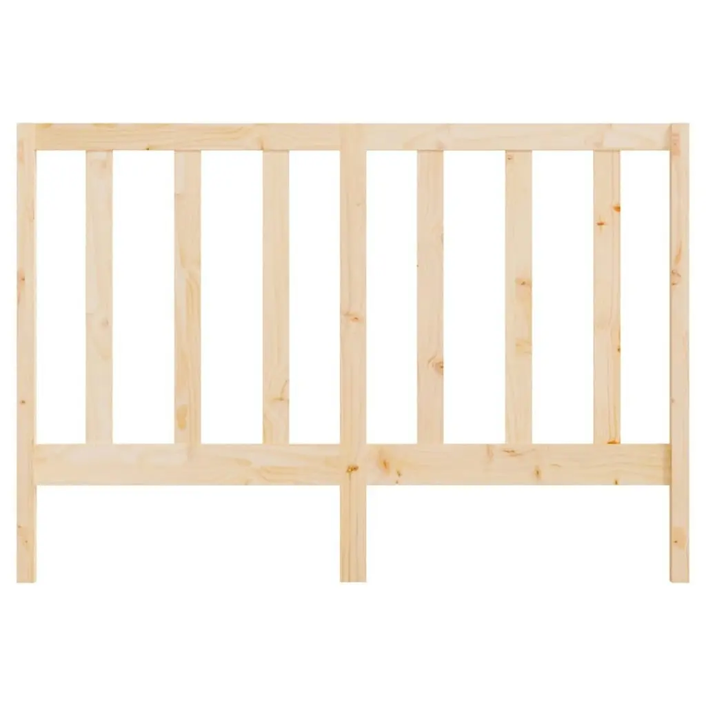 Bed Headboard 141x4x100 cm Solid Wood Pine 817685