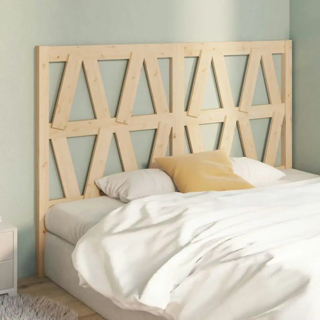 Bed Headboard 141 cm Solid Wood Pine 818615