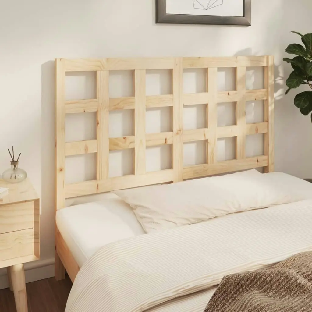 Bed Headboard 140.5 cm Solid Wood Pine 817885