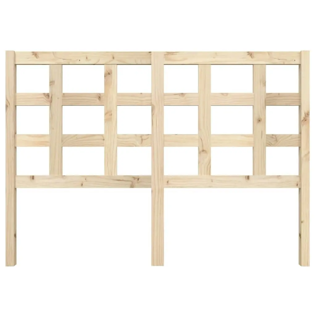 Bed Headboard 140.5 cm Solid Wood Pine 817885