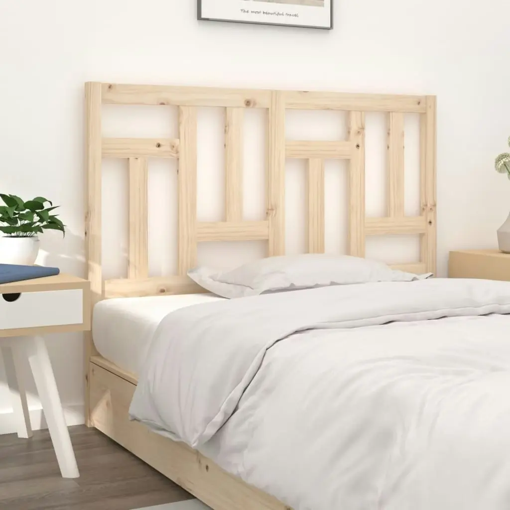 Bed Headboard 185.5 cm Solid Wood Pine 818985