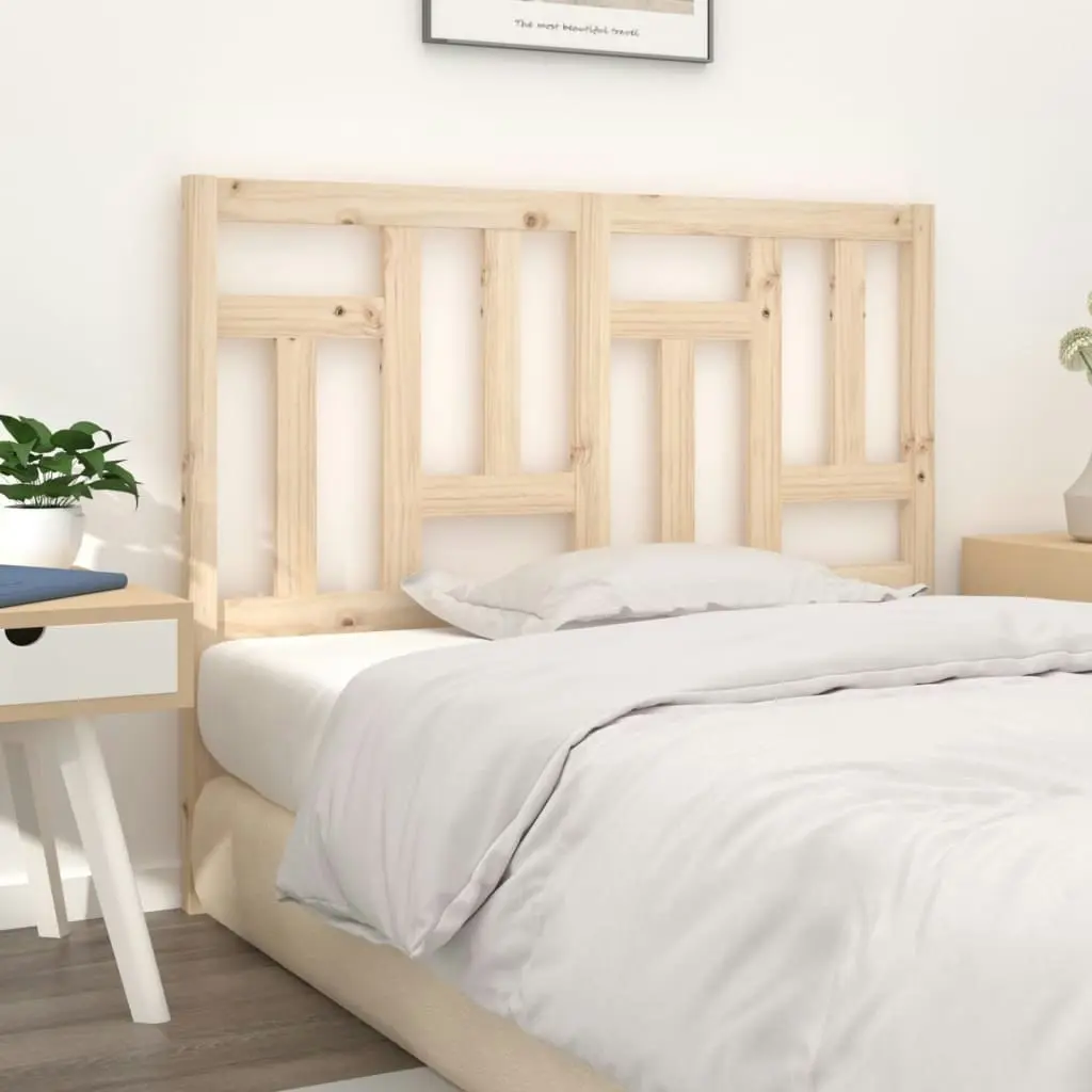 Bed Headboard 185.5 cm Solid Wood Pine 818985