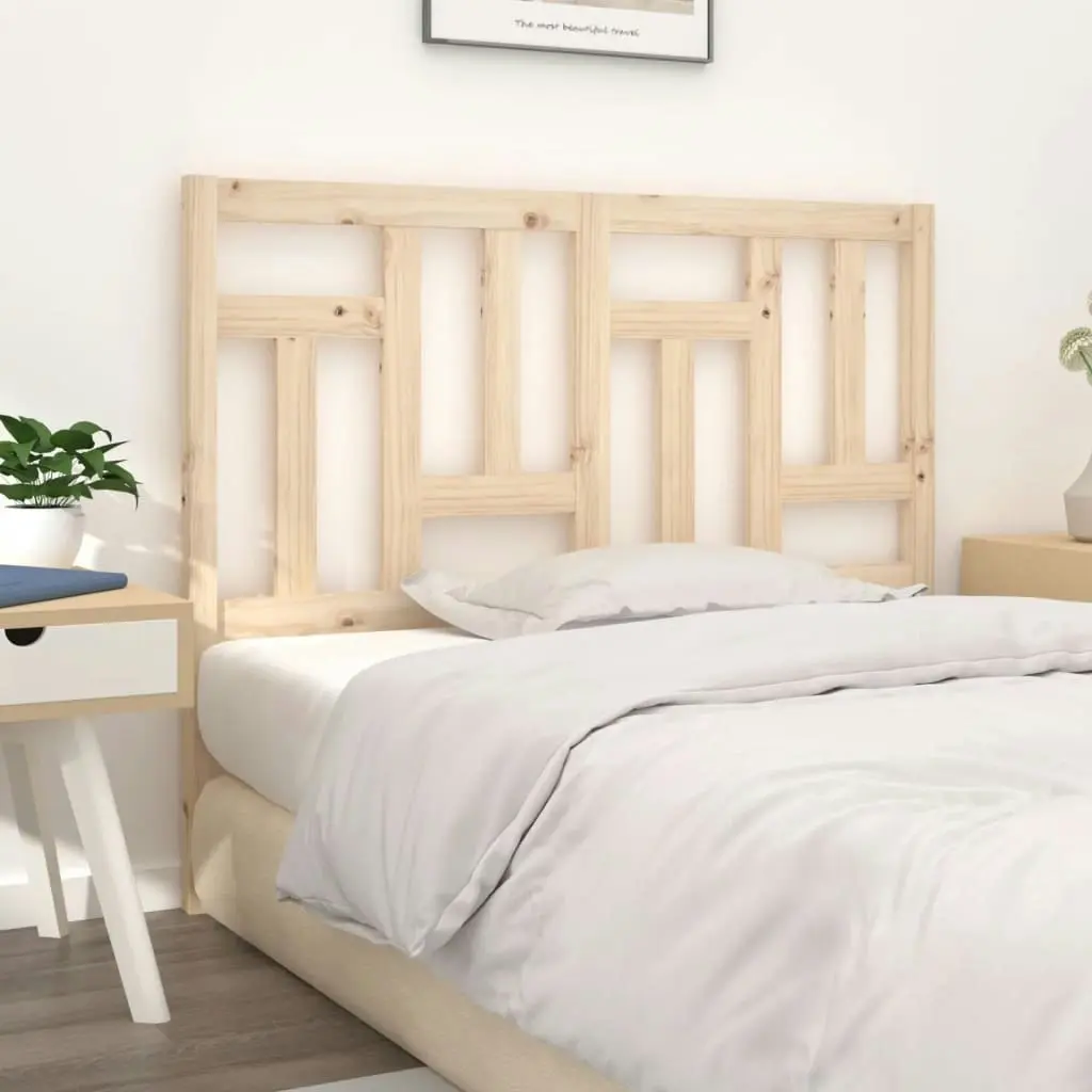 Bed Headboard 140.5 cm Solid Wood Pine 818965