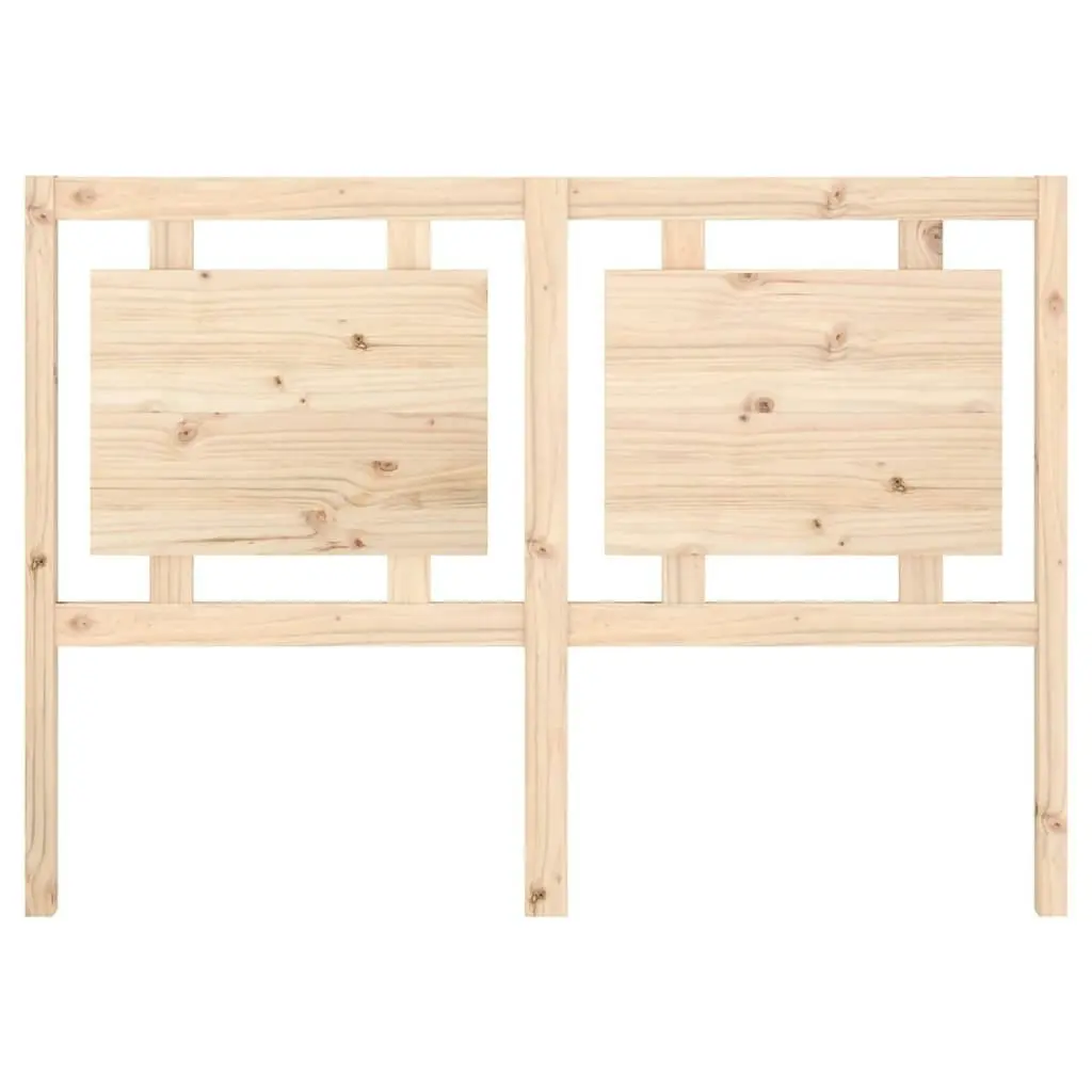 Bed Headboard 140.5 cm Solid Wood Pine 817935