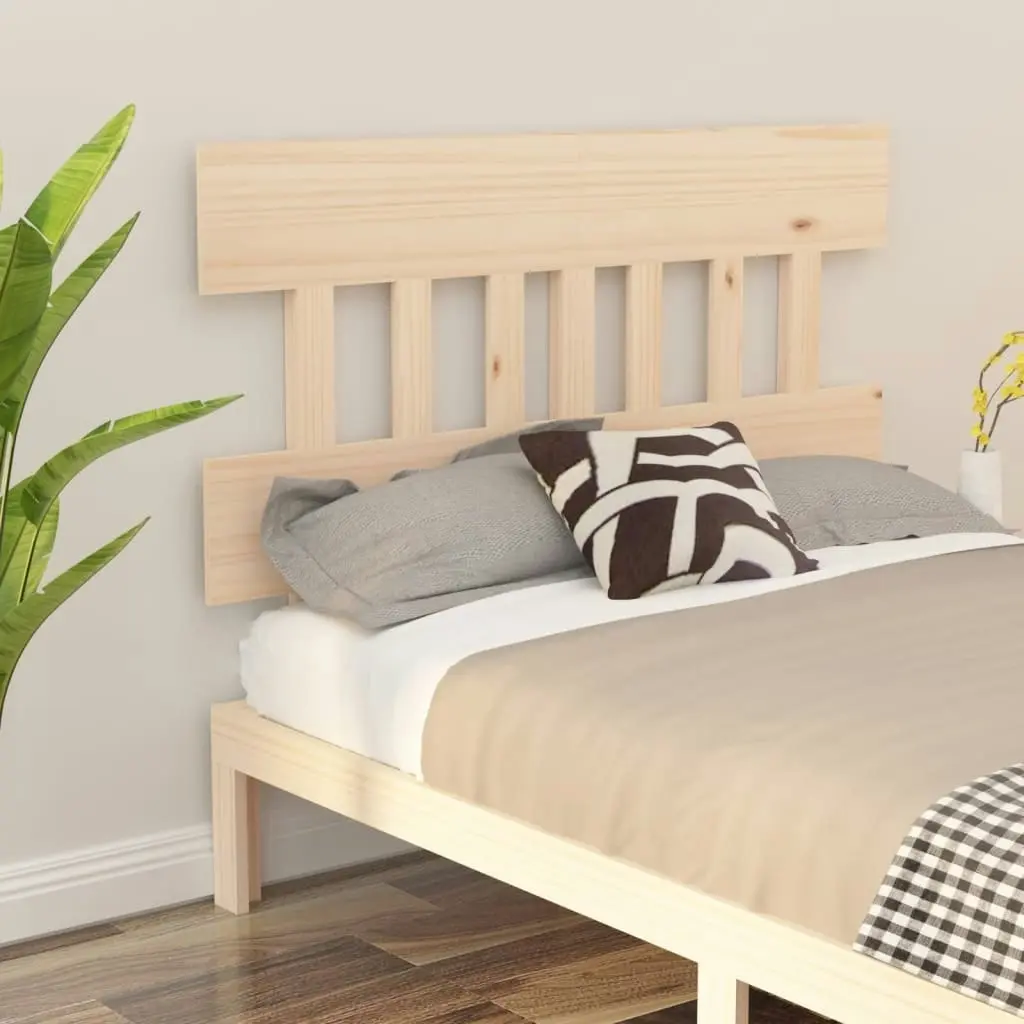 Bed Headboard 138.5 cm Solid Wood Pine 819115