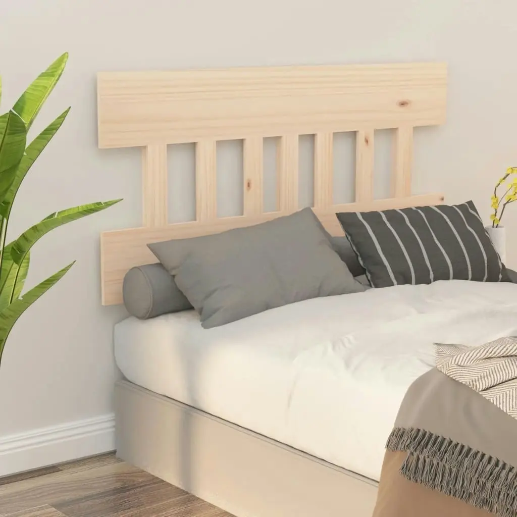 Bed Headboard 138.5 cm Solid Wood Pine 819115