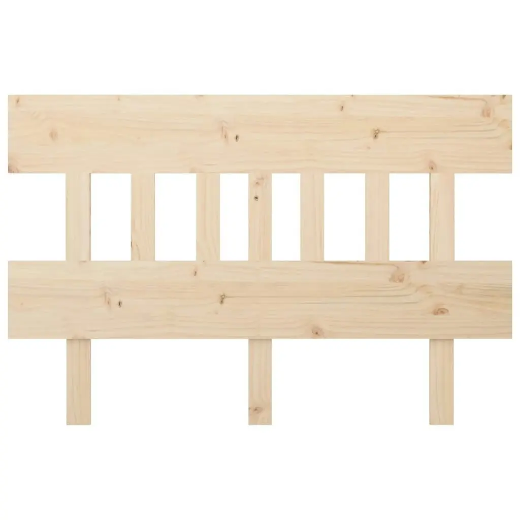 Bed Headboard 138.5 cm Solid Wood Pine 819115