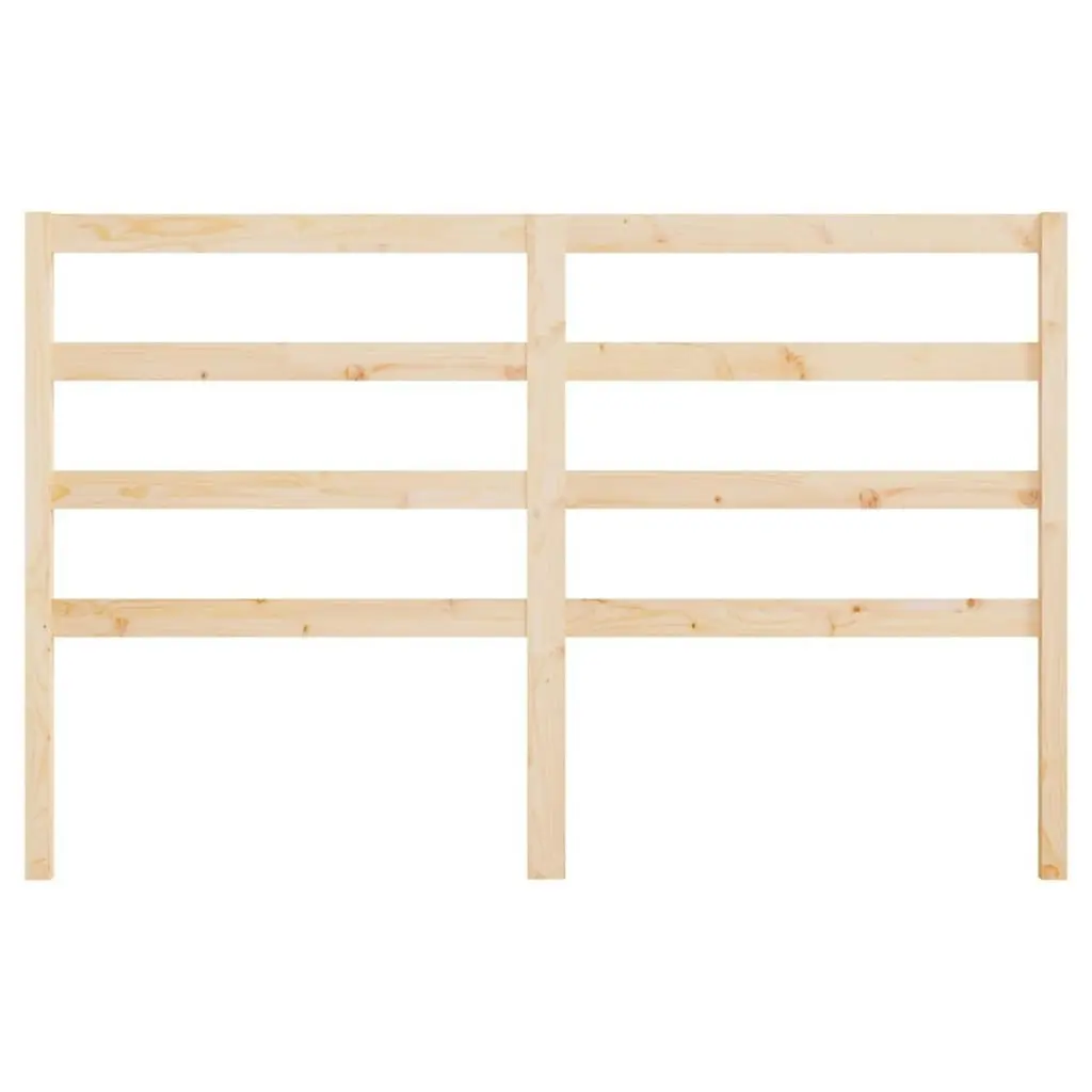 Bed Headboard 156 cm Solid Wood Pine 817645