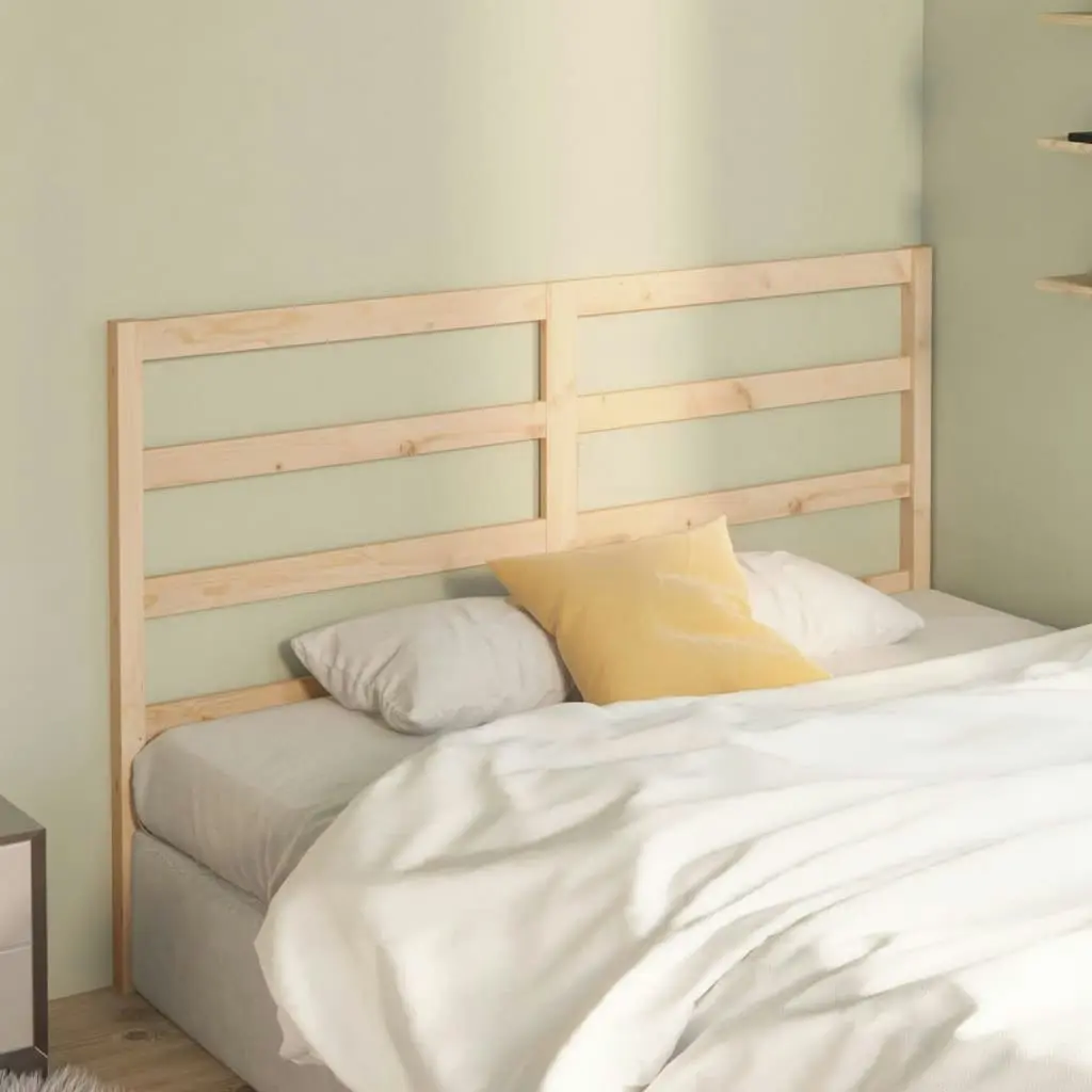 Bed Headboard 156 cm Solid Wood Pine 817645