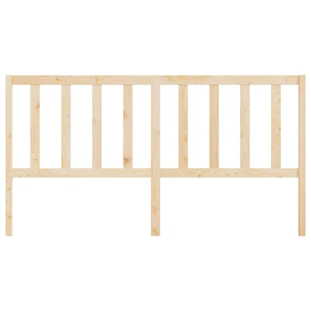 Bed Headboard 186 cm Solid Wood Pine 817755