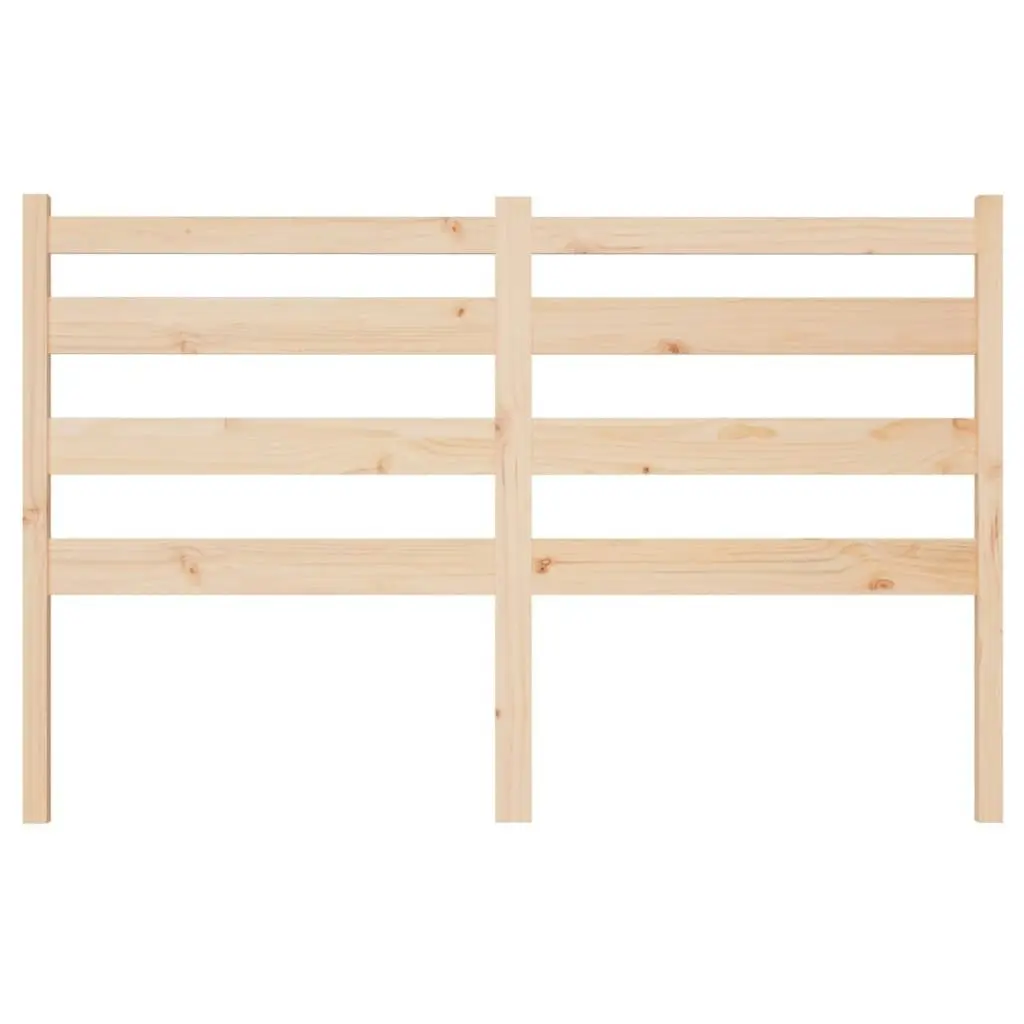 Bed Headboard 156x4x100 cm Solid Wood Pine 818425