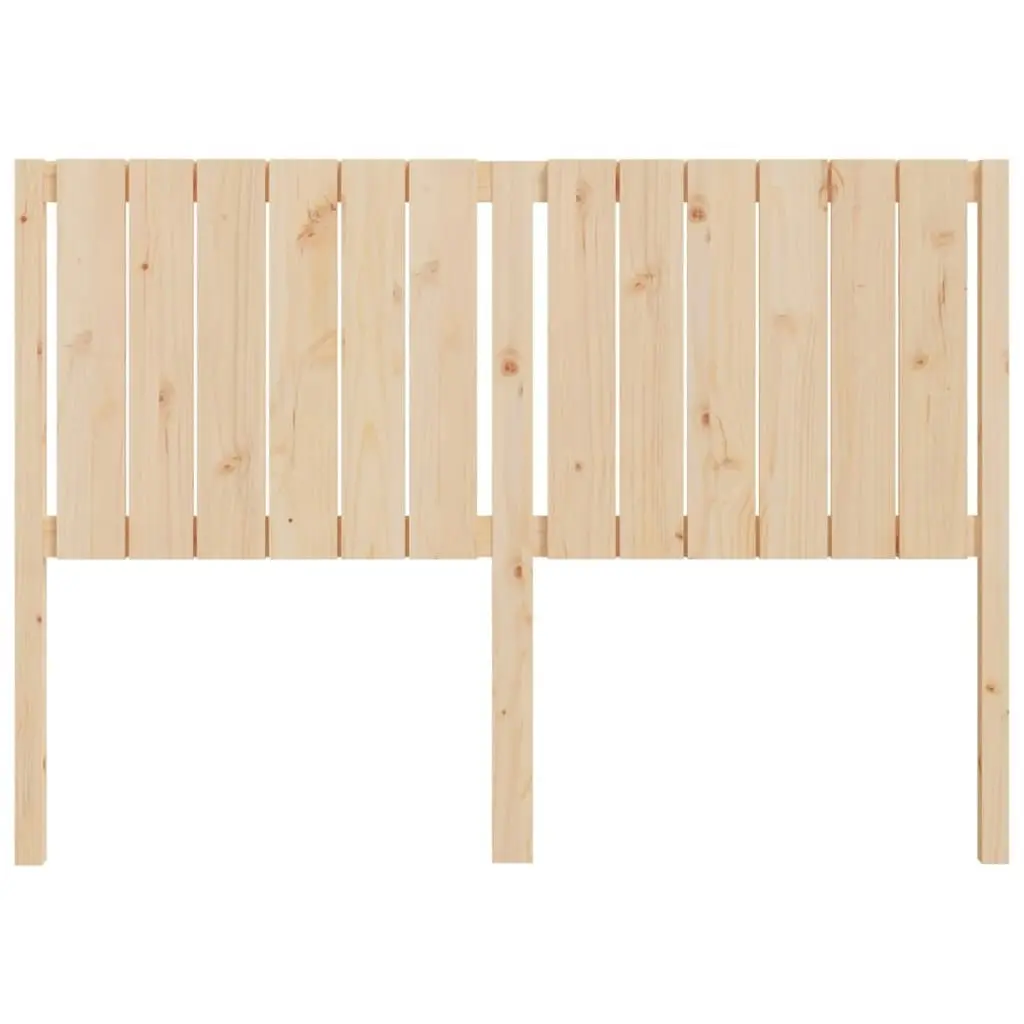 Bed Headboard 140.5 cm Solid Wood Pine 818865