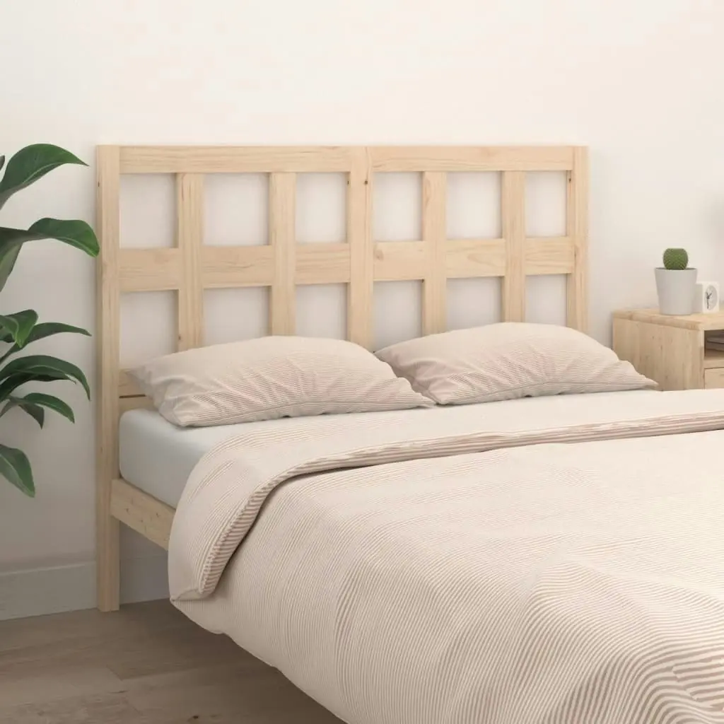 Bed Headboard 185.5 cm Solid Wood Pine 818935