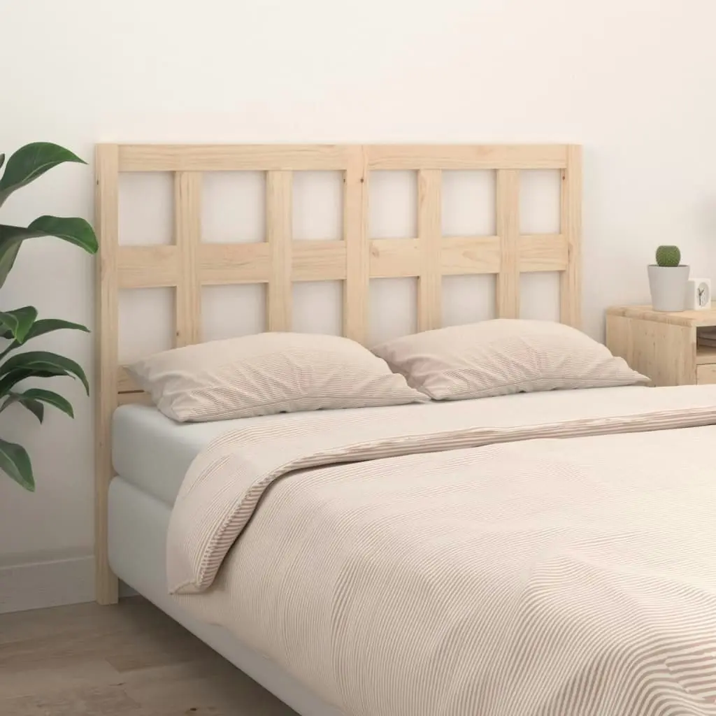 Bed Headboard 185.5 cm Solid Wood Pine 818935