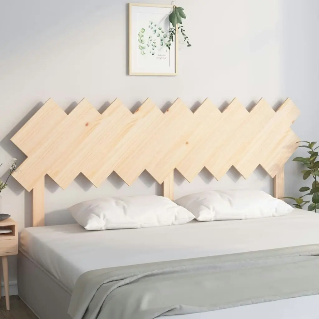 Bed Headboard 178 cm Solid Wood Pine 819235