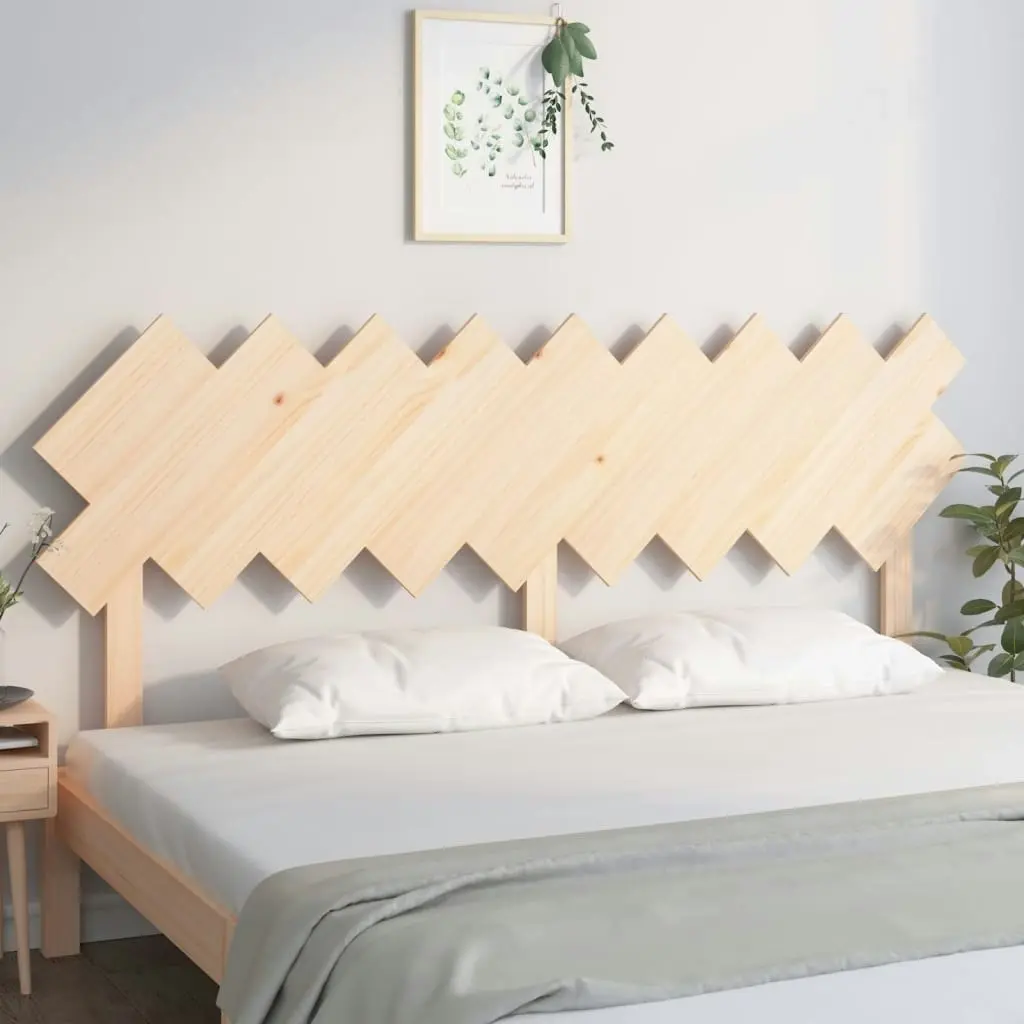 Bed Headboard 178 cm Solid Wood Pine 819235