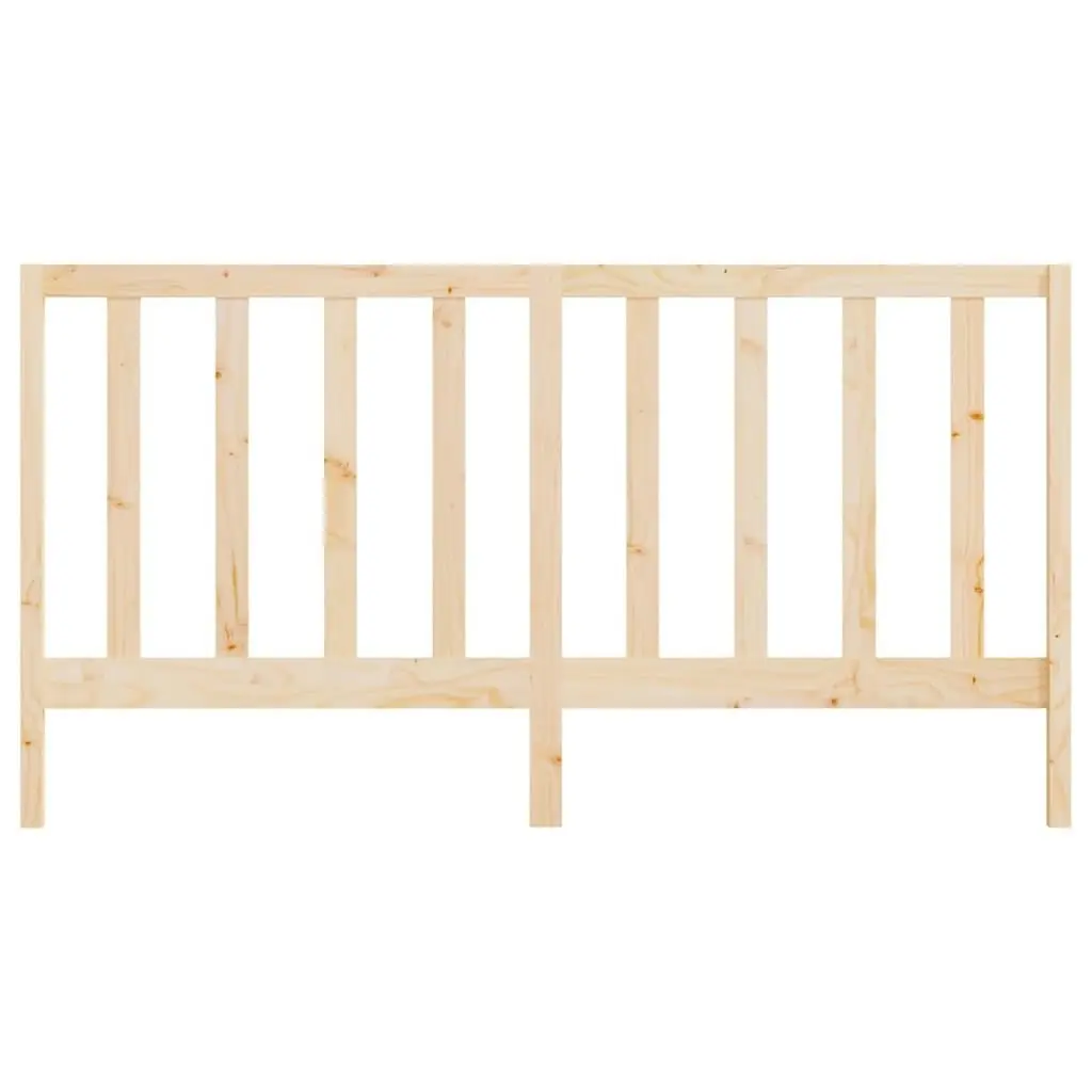 Bed Headboard 186 cm Solid Wood Pine 817705