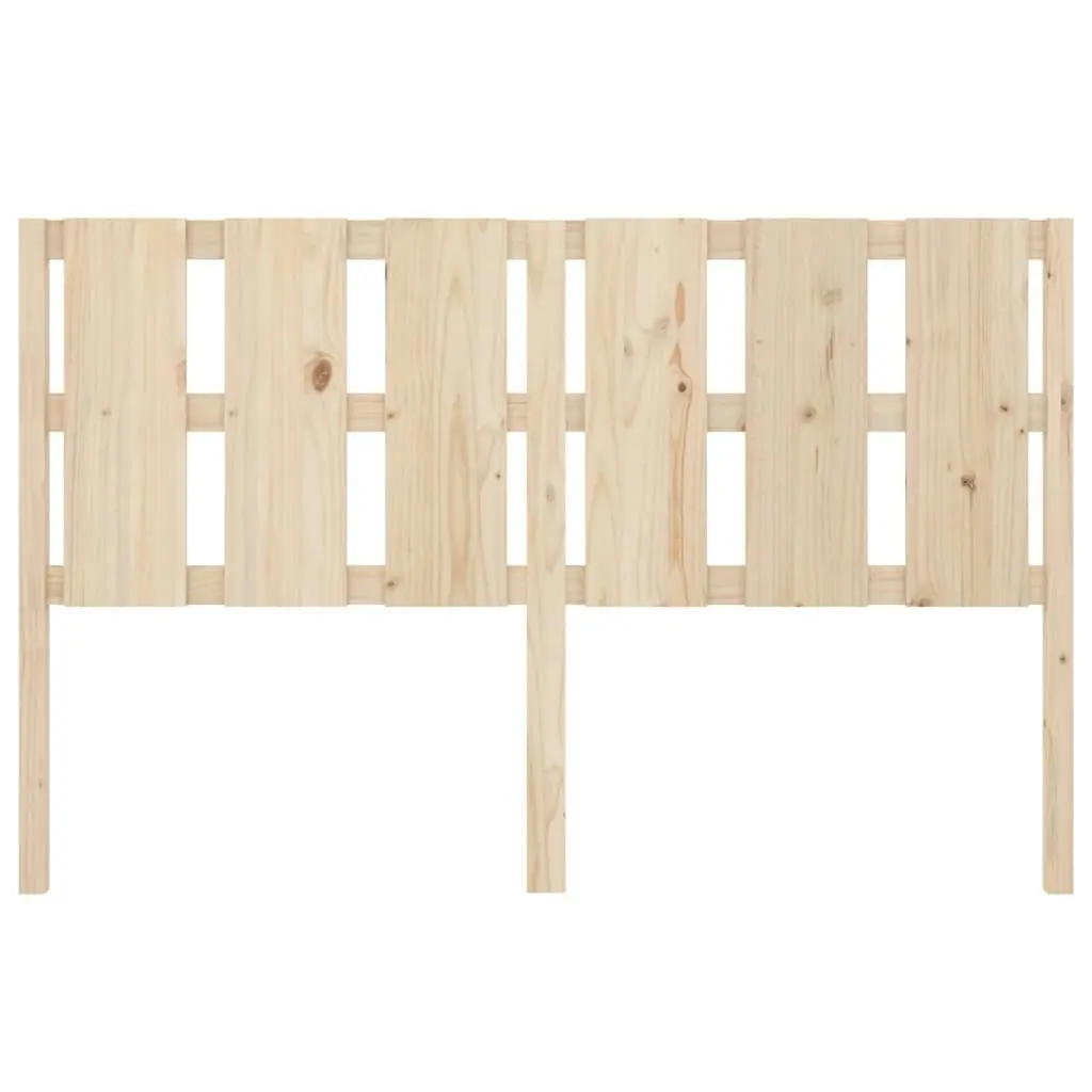 Bed Headboard 155.5 cm Solid Wood Pine 817995