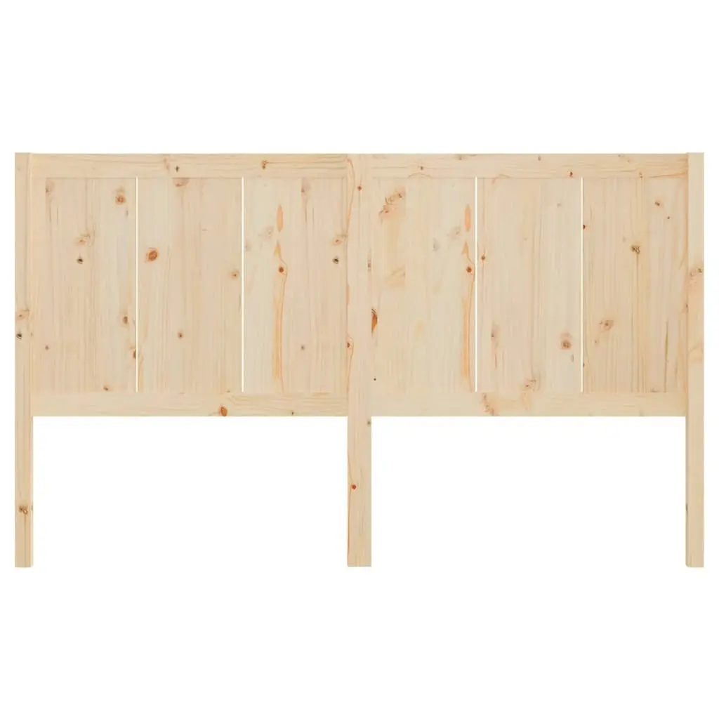 Bed Headboard 185.5 cm Solid Pine Wood 818105