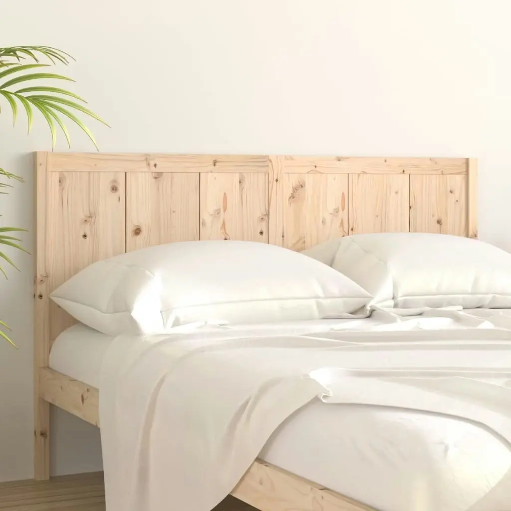 Bed Headboard 185.5 cm Solid Pine Wood 818105