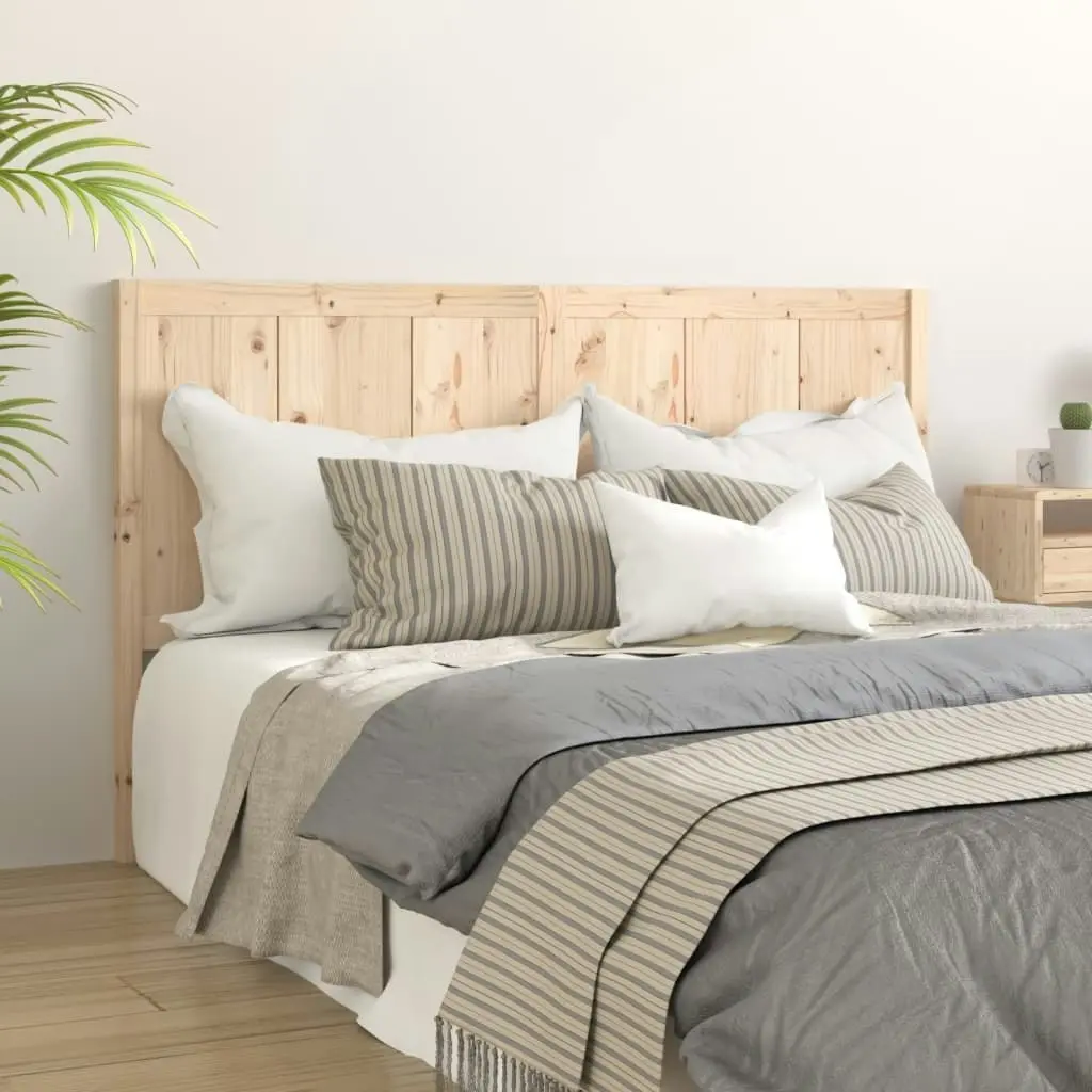 Bed Headboard 185.5 cm Solid Pine Wood 818105