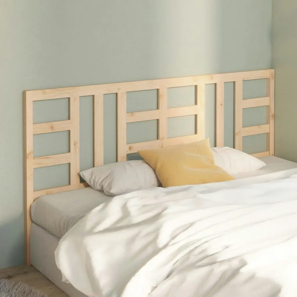 Bed Headboard 186 cm Solid Wood Pine 817855