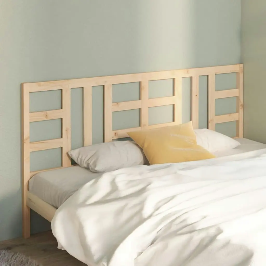 Bed Headboard 186 cm Solid Wood Pine 817855