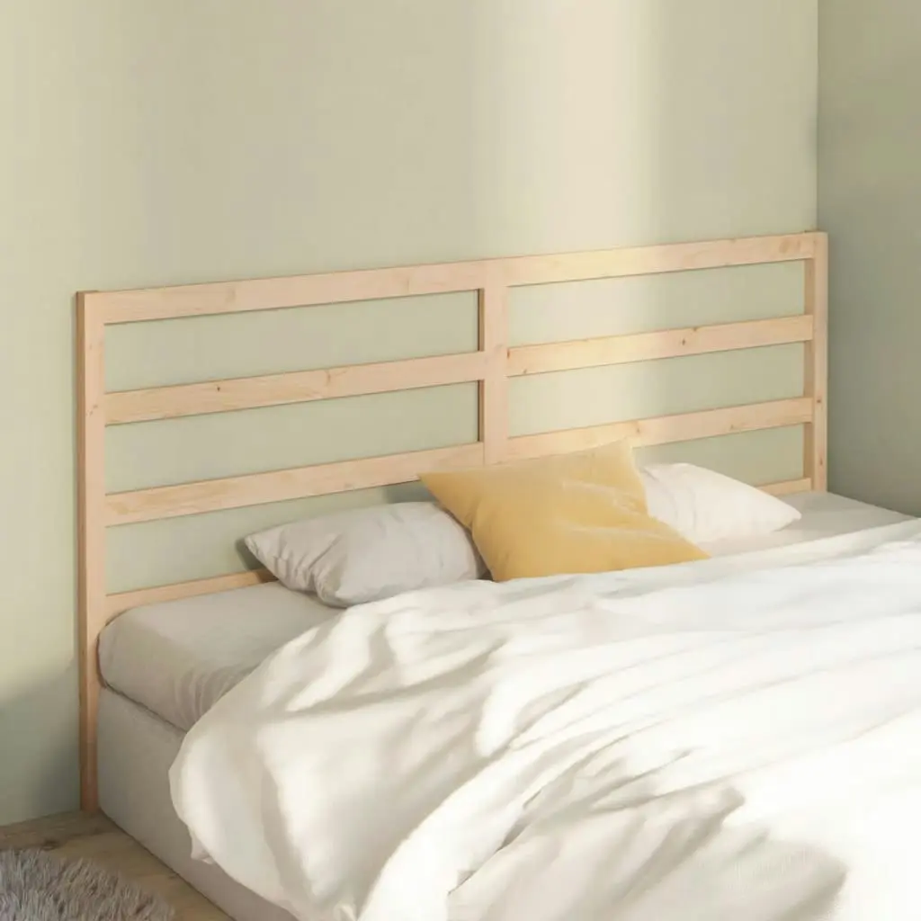 Bed Headboard 186 cm Solid Wood Pine 817655