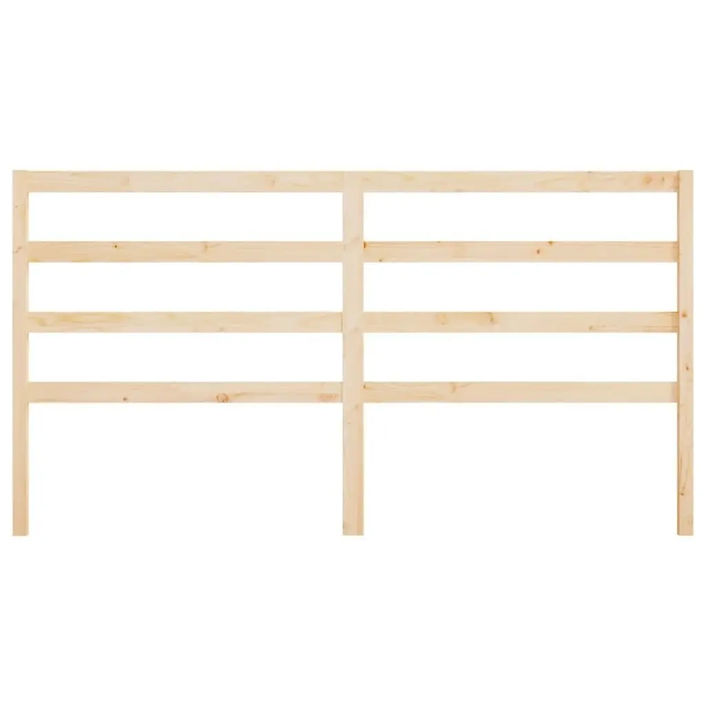 Bed Headboard 186 cm Solid Wood Pine 817655