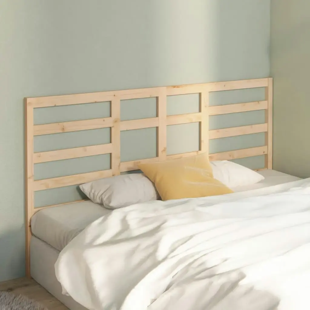 Bed Headboard 186 cm Solid Wood Pine 818155