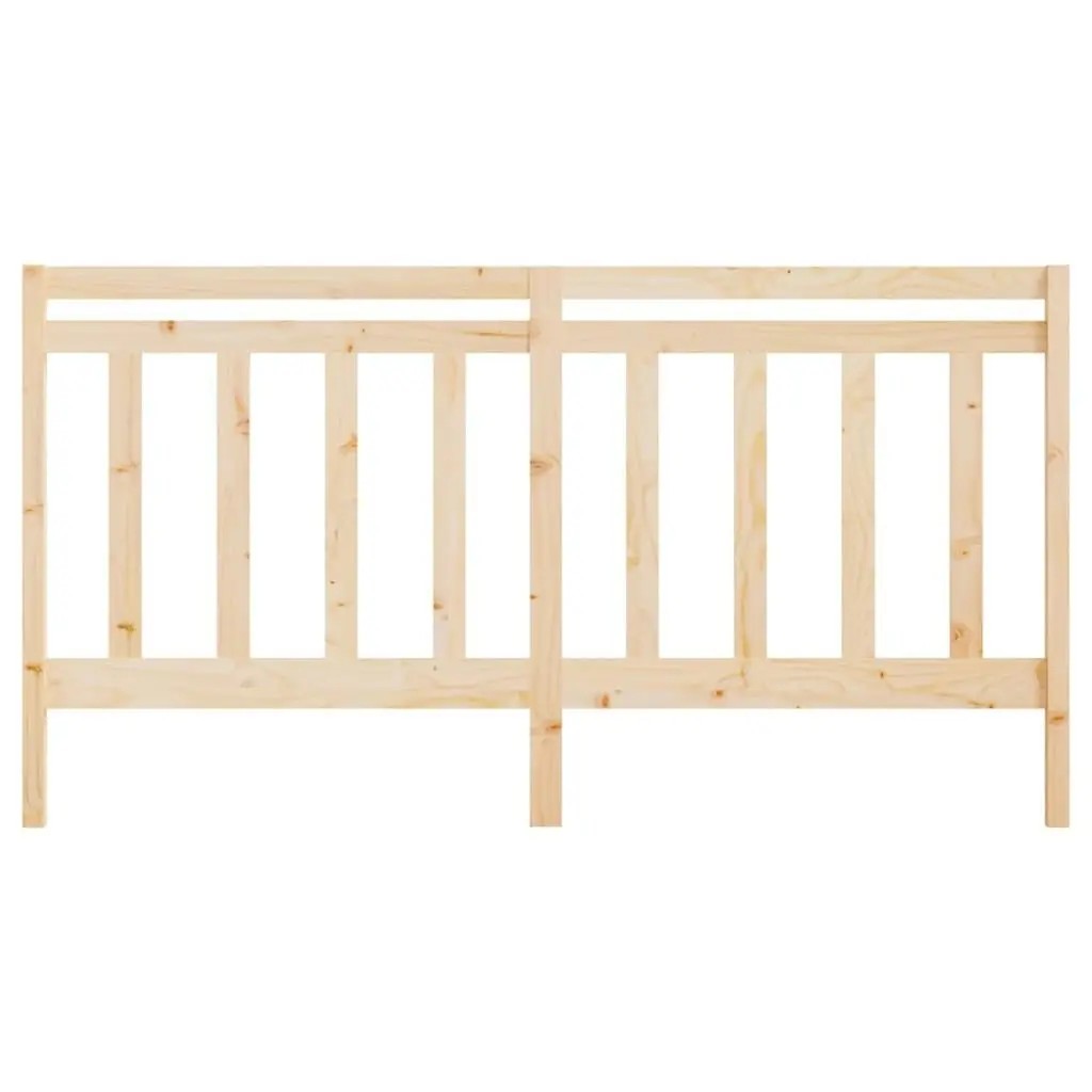 Bed Headboard 186 cm Solid Wood Pine 817805