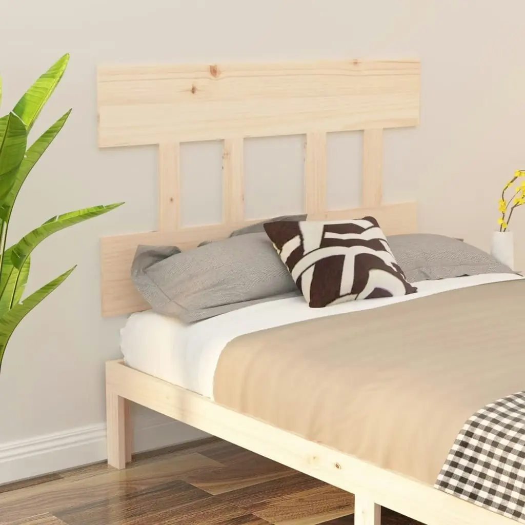 Bed Headboard 93.5x3x81 cm Solid Wood Pine 819100