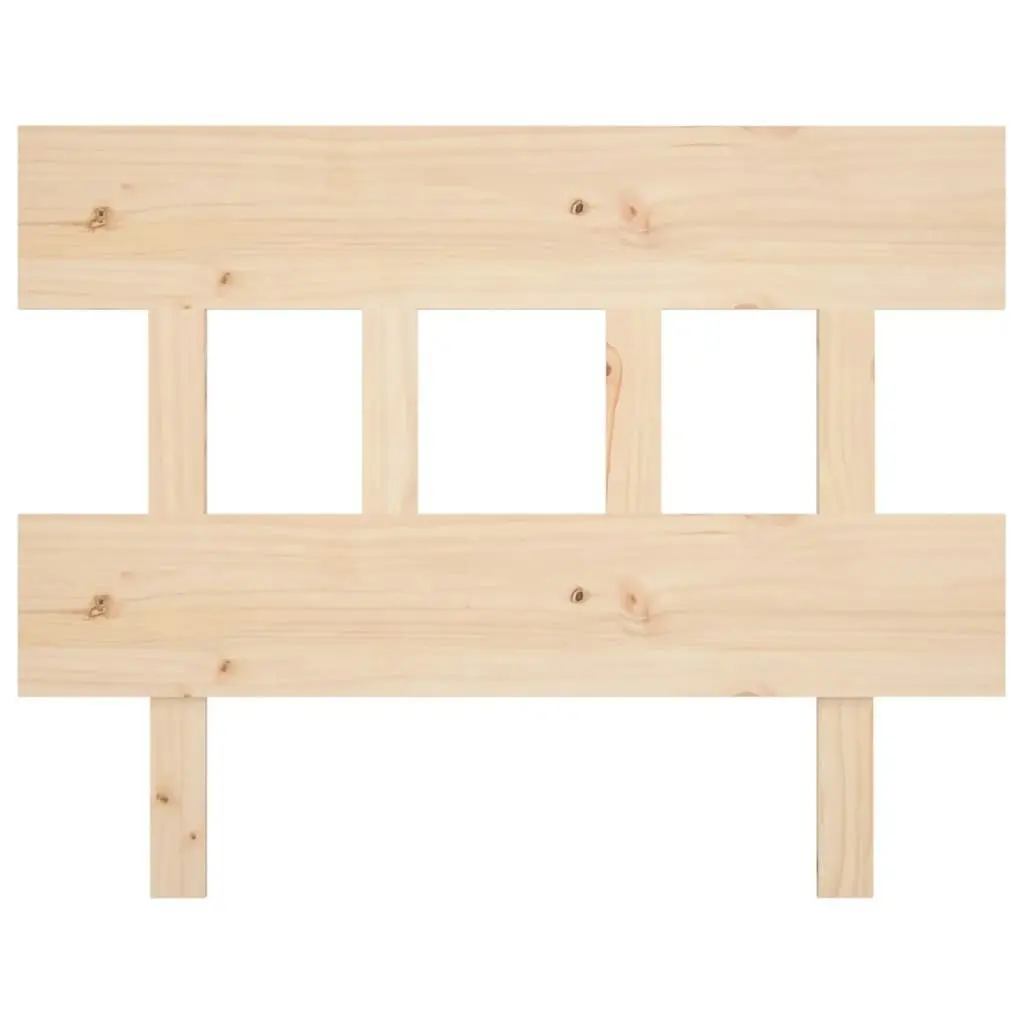 Bed Headboard 93.5x3x81 cm Solid Wood Pine 819100