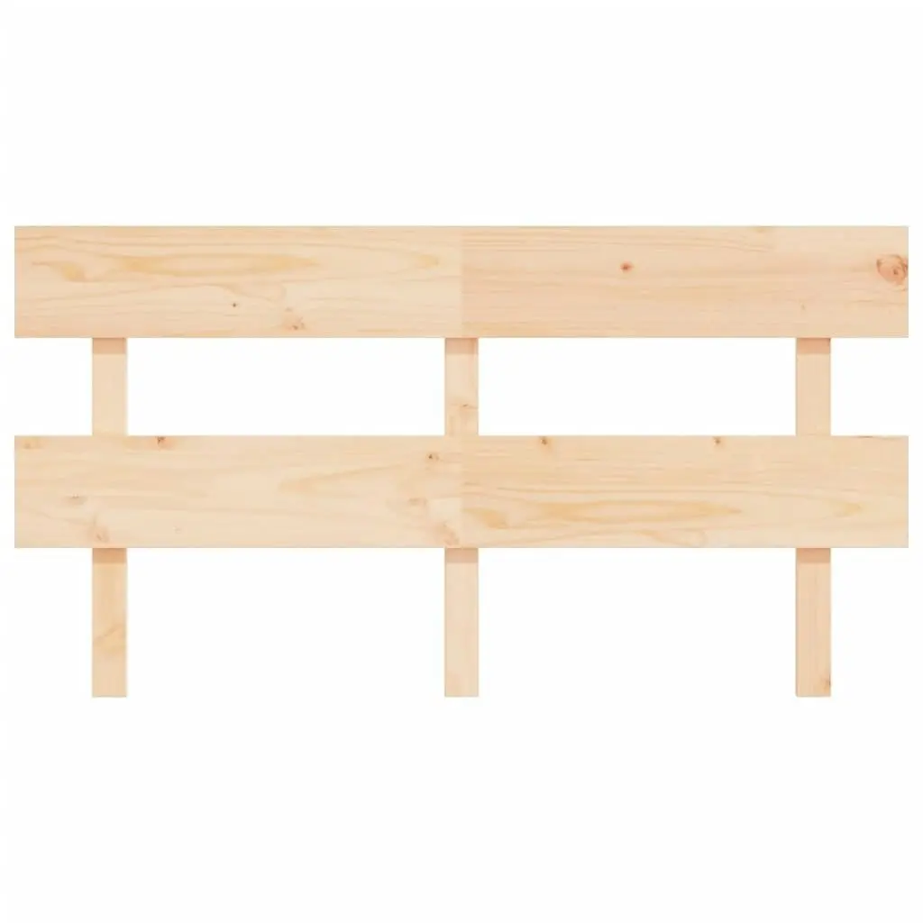 Bed Headboard 154 cm Solid Wood Pine 819075