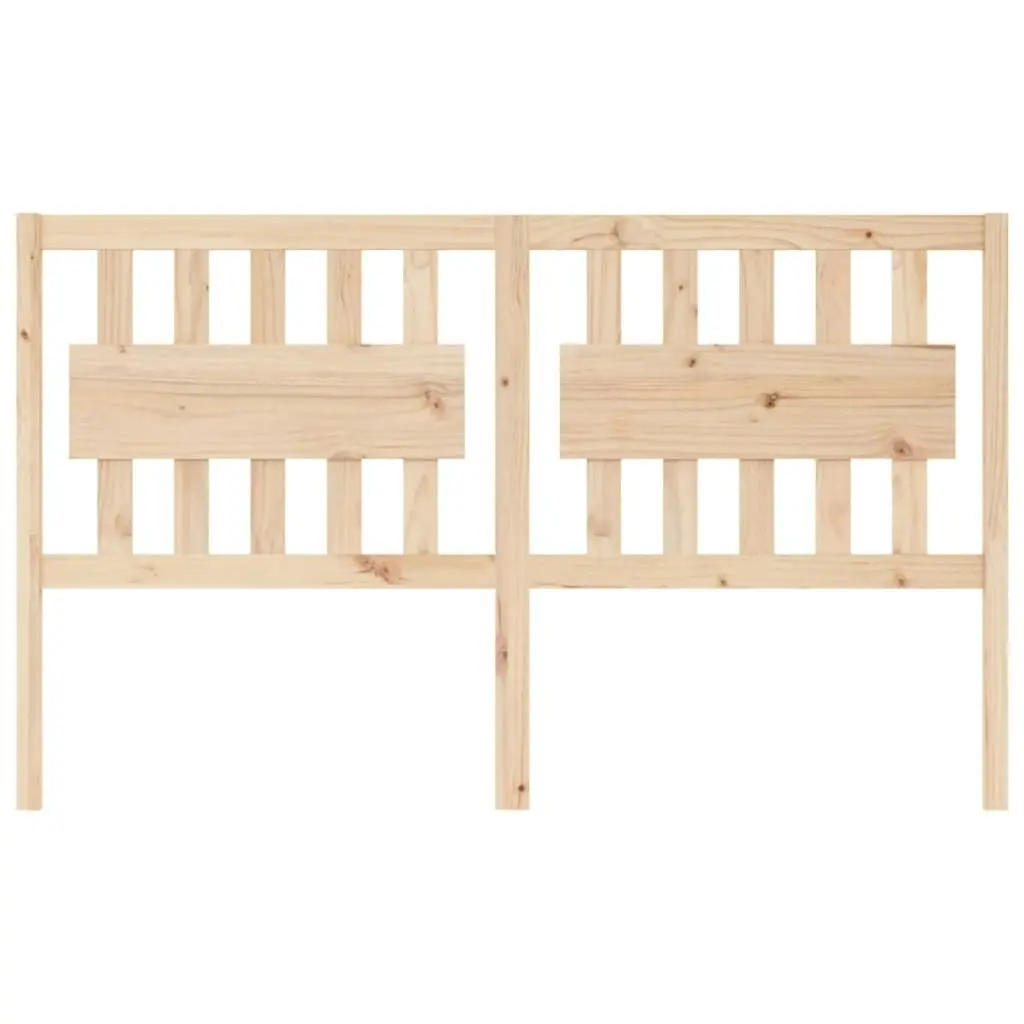 Bed Headboard 155.5 cm Solid Wood Pine 818575